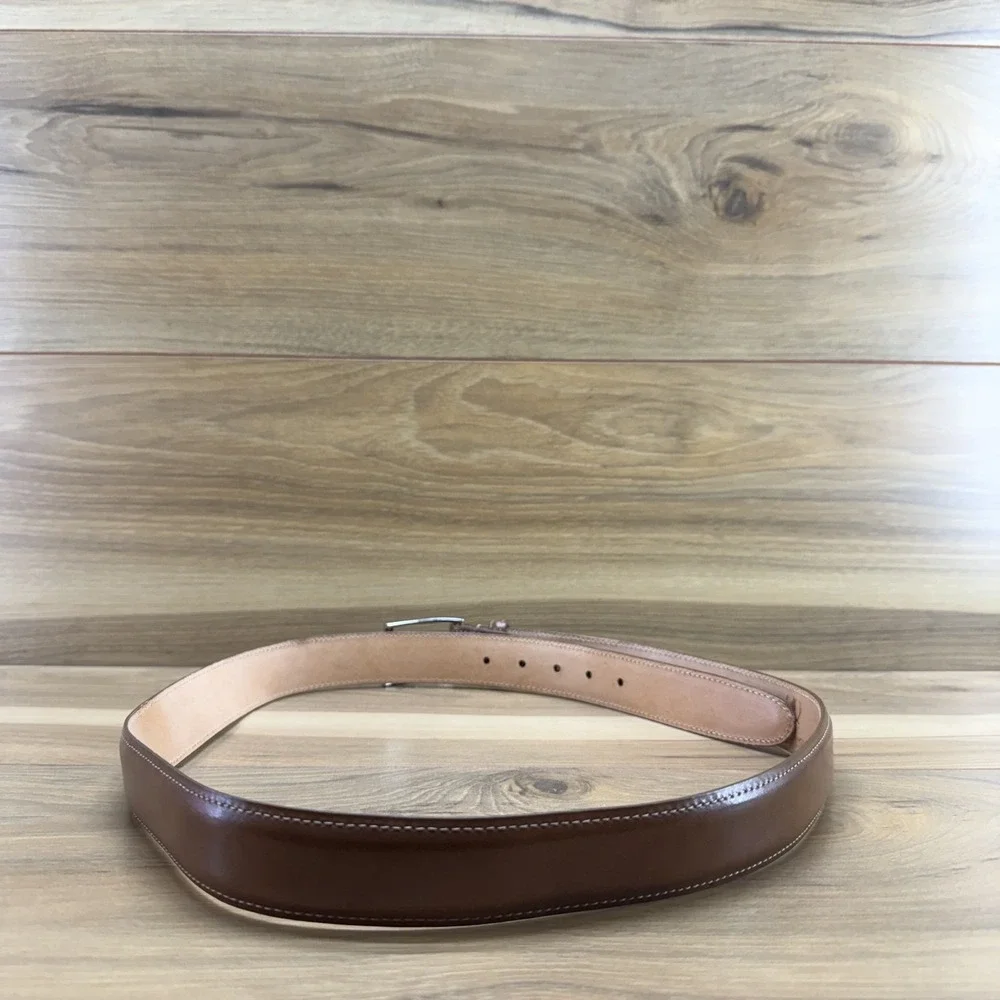 Martin Dingman Mens Belt Size 40/100 Genuine Coachman Leather Business Dress